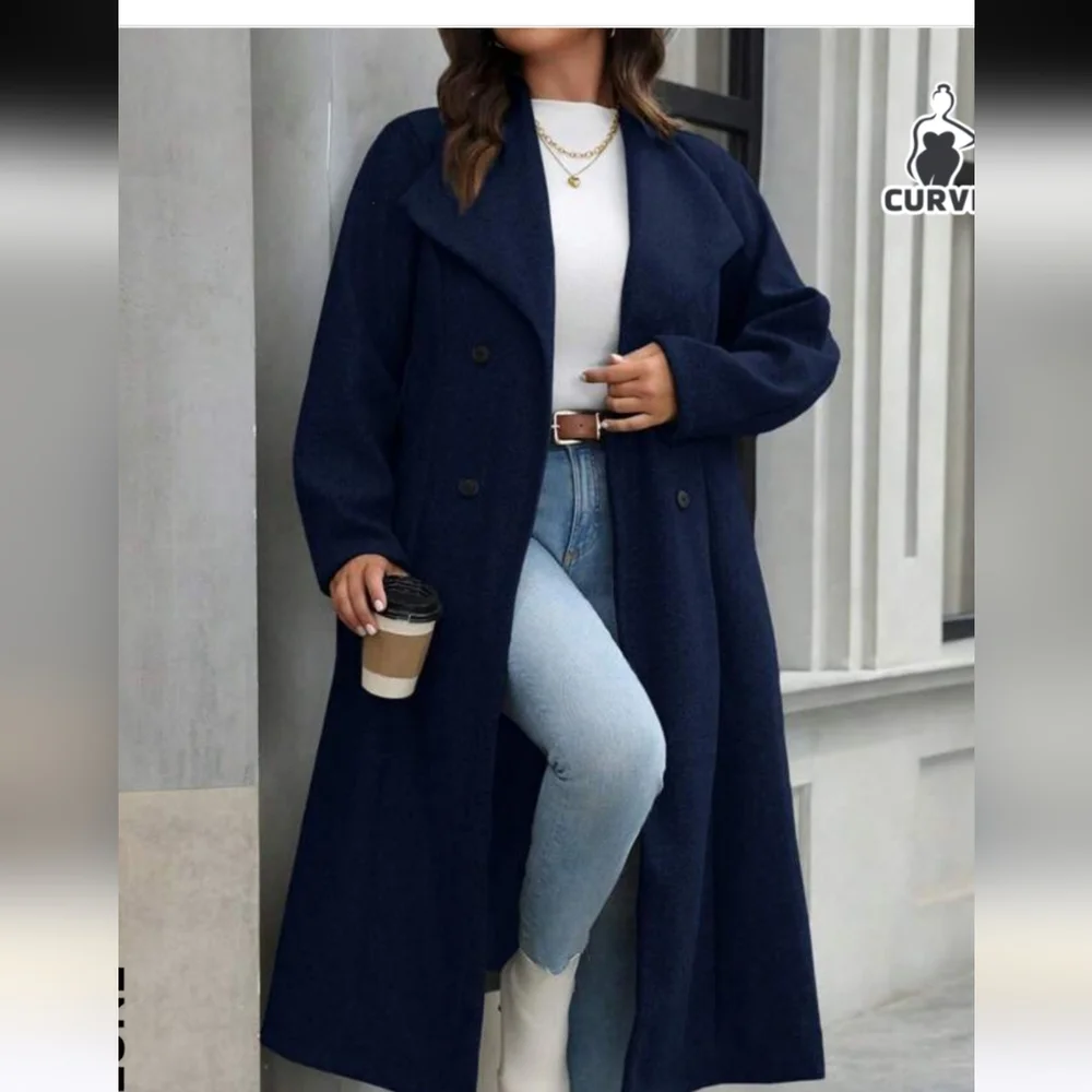 SHEIN LONG COAT - Picture 7 of 8